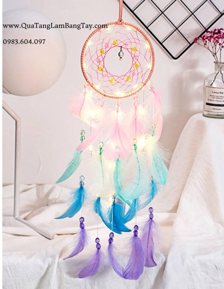 dreamcatcher gắn đèn